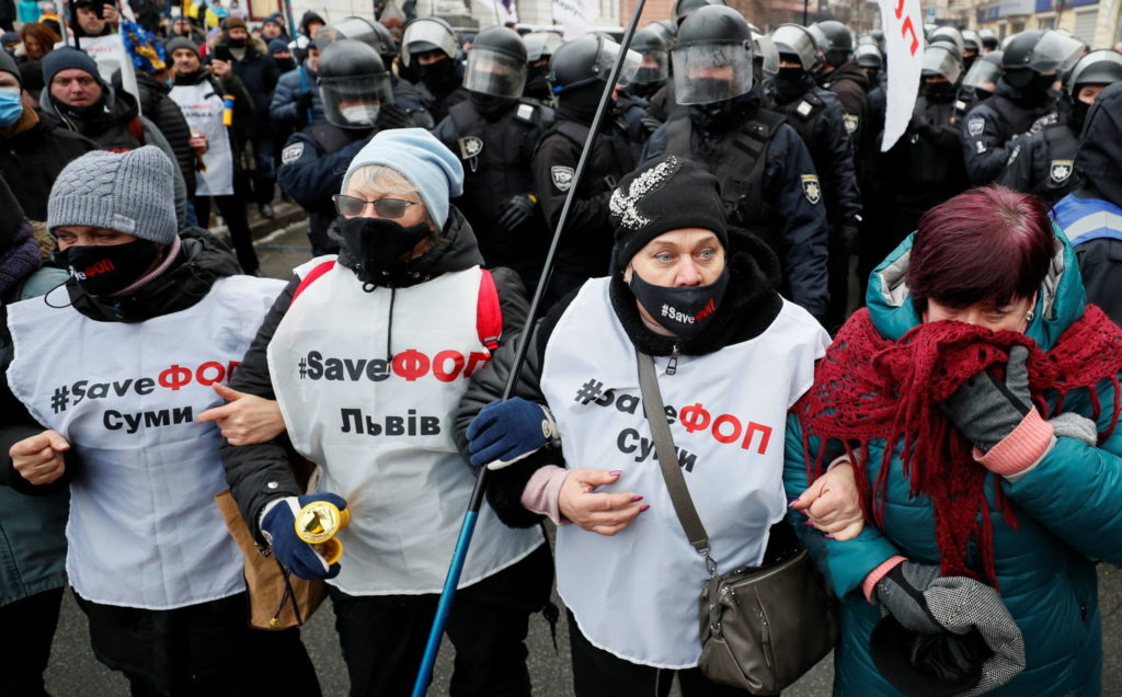 #SaveФОП: у Києві через протест обмежено рух транспорту