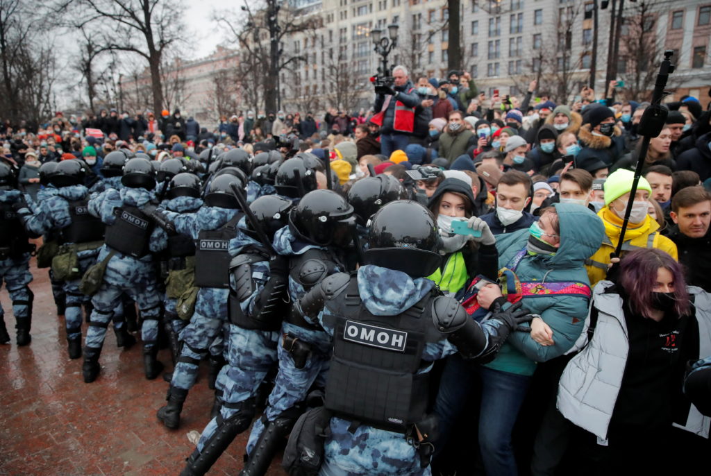 В России на митинги вышло более четверти миллиона человек — штаб Навального