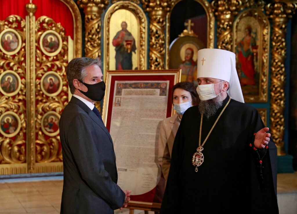 Єрмак намагався заблокувати зустріч митрополита Епіфанія та держсекретаря США Блінкена – ЗМІ
