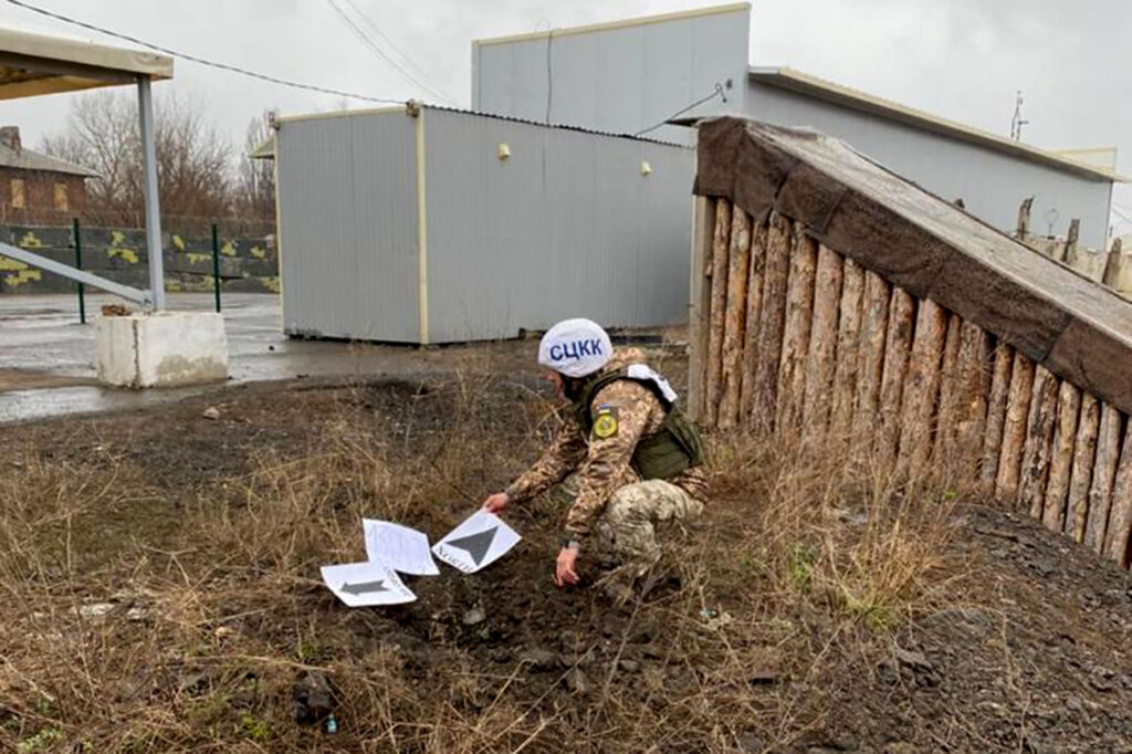 ОБСЄ протягом двох днів виявила понад дві тисячі мін на окупованому Донбасі