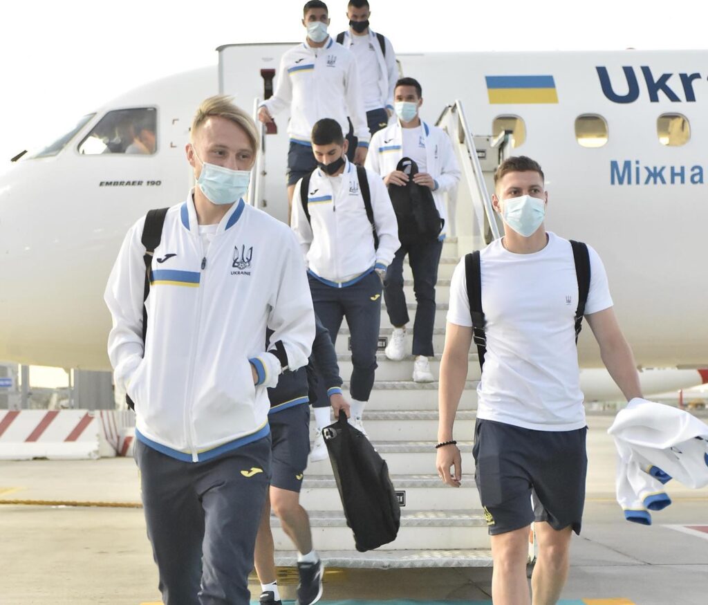Євро-2020: збірна України прибула до Рима на матч з Англією