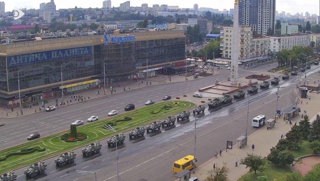 Через репетицію параду Київ скували грандіозні затори: мапа
