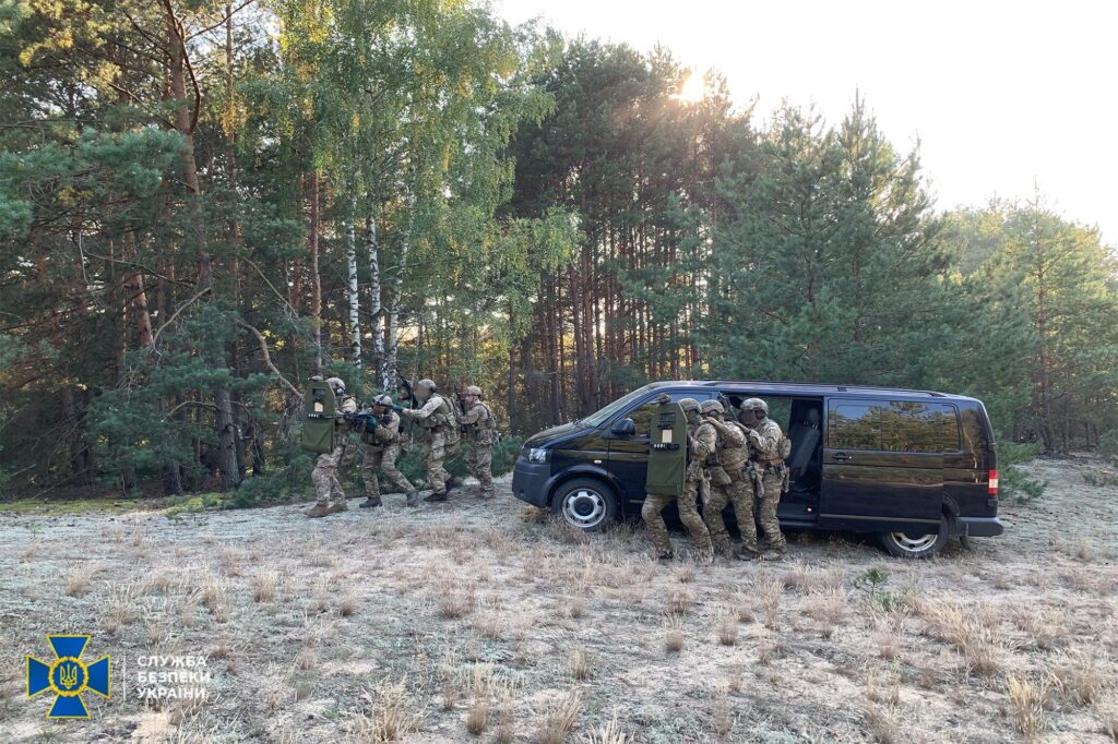 Протидія диверсіям: СБУ провела навчання на кордоні з Білоруссю