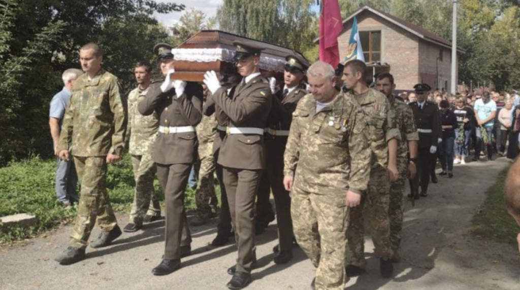 На Житомирщині попрощалися із загиблим на Донбасі ООС морпіхом