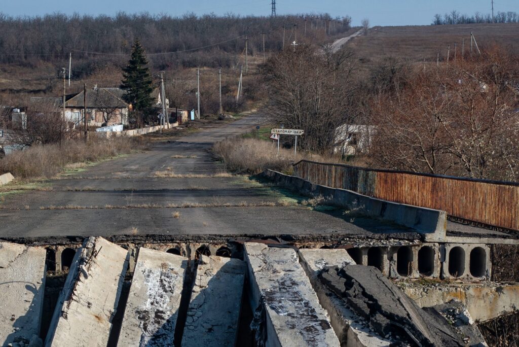 ВСУ заходили в Старомарьевку, чтобы доставить жителям уголь