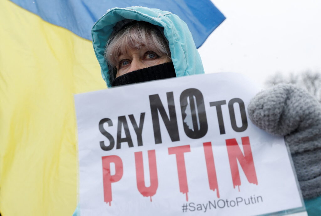 Напередоні міжнародних перемовин з РФ: у Києві відбулася акція “Скажи Путіну Ні”
