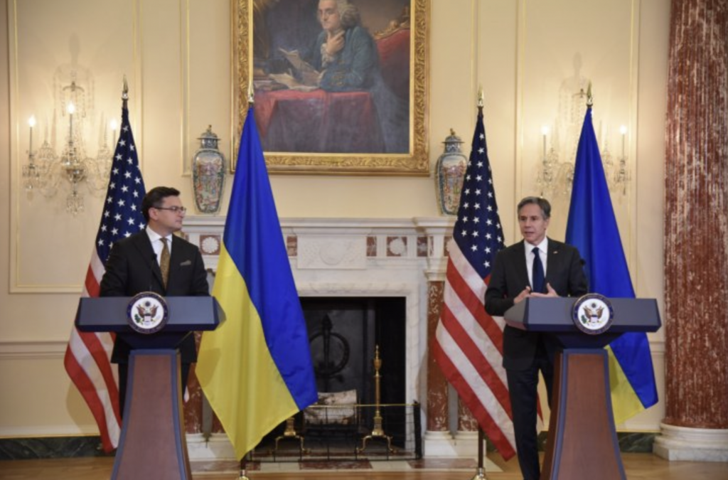 Блінкен провів телефонну розмову з Кулебою
