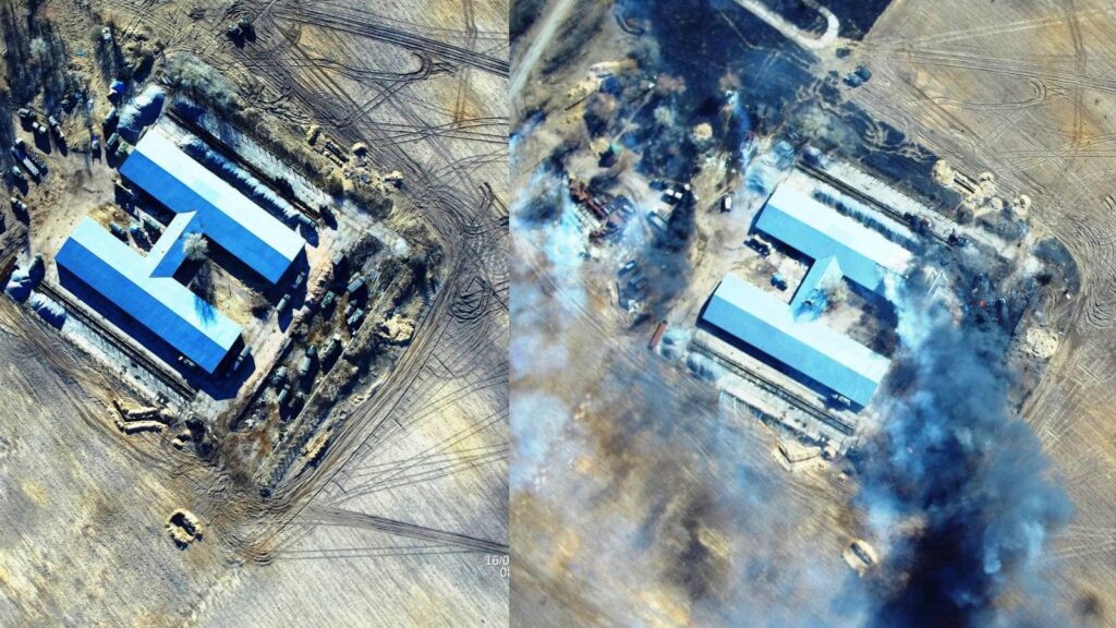 Українські артилеристи знищили ворожий склад боєприпасів на Чернігівщині