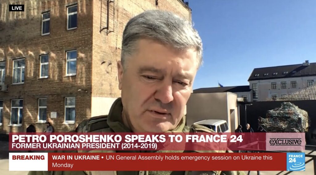 Порошенко в ефірі France 24 закликав надати Україні ПДЧ в НАТО: з нами Альянс буде сильнішим