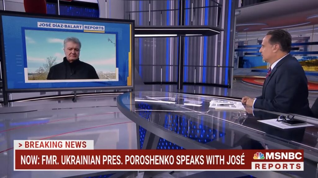 Порошенко в ефірі MSNBC: лише дві країни погрожують світові ядерною зброєю – росія та Північна Корея