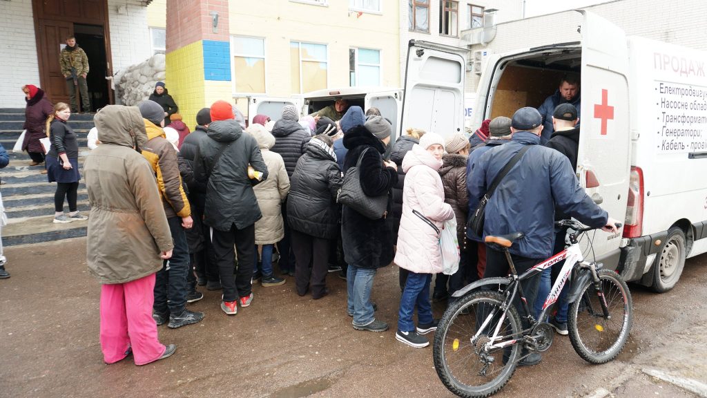 Волонтерський штаб «ЄС» з Тернополя доставив гуманітарний вантаж у Чернігів