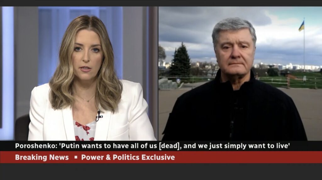 Порошенко в ефірі CBC News: заяви путіна про Маріуполь – це брехня, йому не можна довіряти