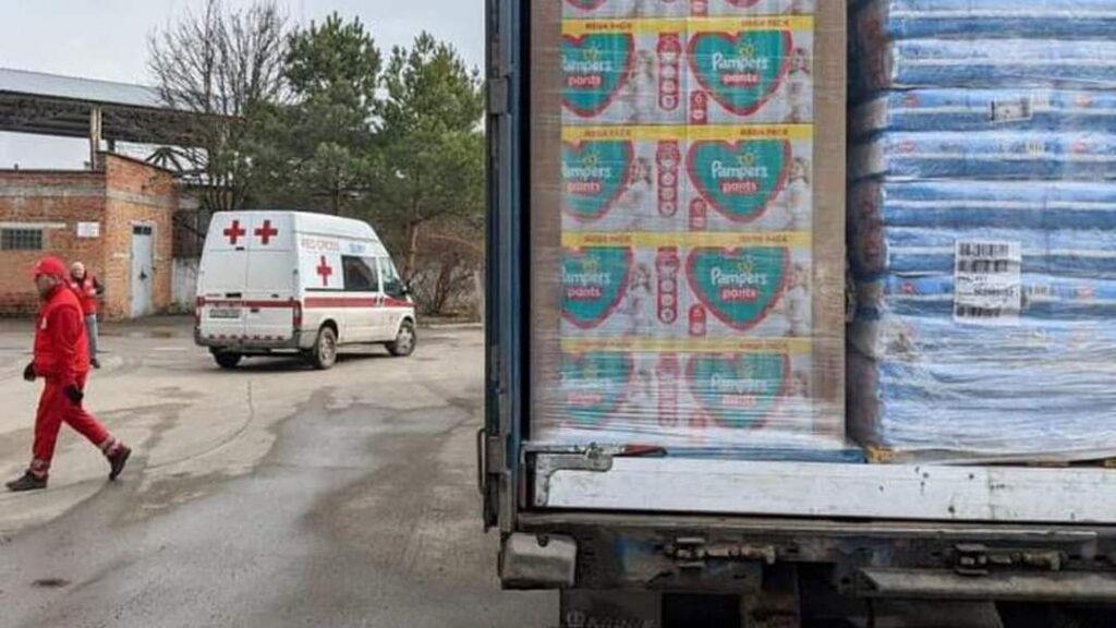 В Северодонецк в Луганской области доставили гуманитарную помощь