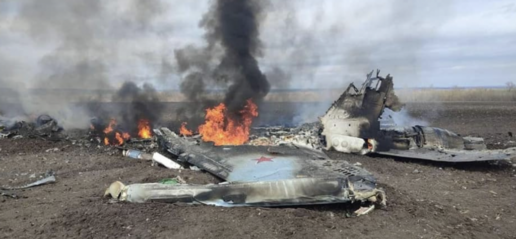 У росії розбився військовий літак МіГ-31