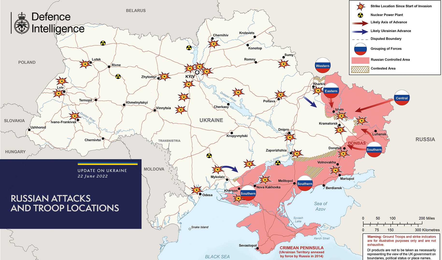 Карта бойових дій +