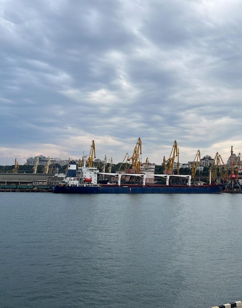 Перше судно з українським продовольством вирушило з порту Одеси – Мінінфраструктури