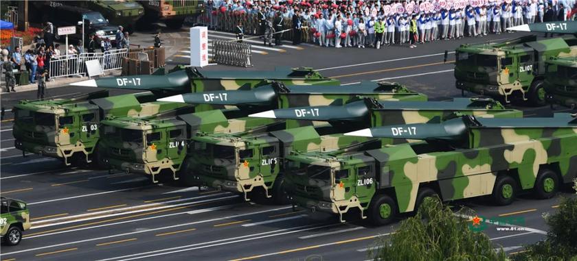 На навчаннях біля Тайваню: Китай залучить гіперзвукову ракету DF-17, яка може переносити ядерний заряд – Global Times