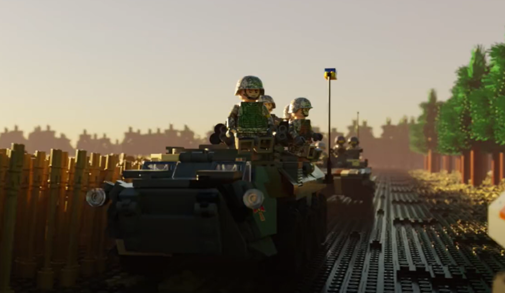 Відомий виробник іграшок привітав Україну відео, створеним із LEGO