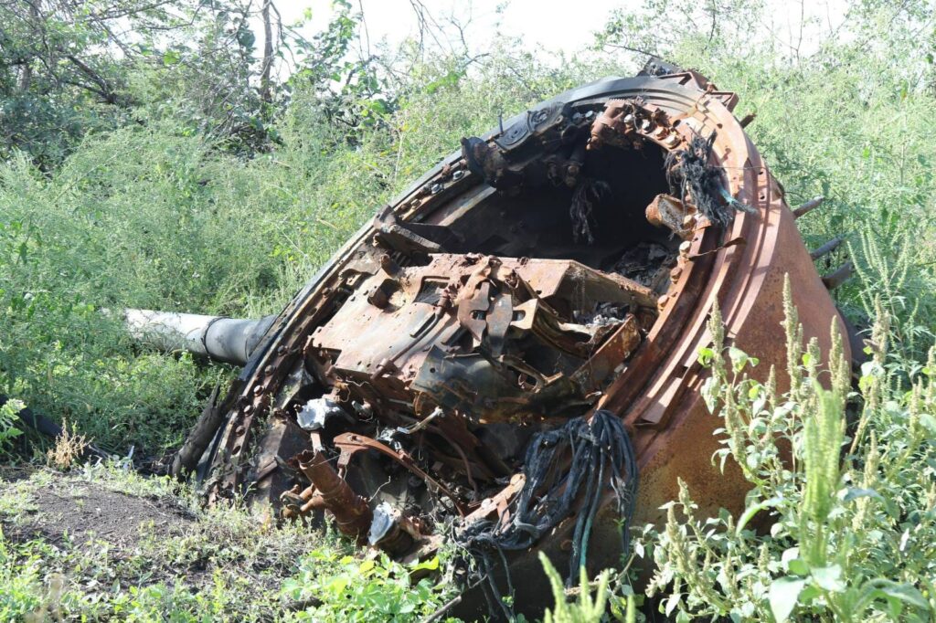 Бойцы ВСУ показали остатки российской техники