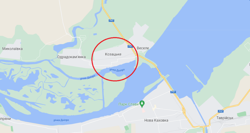 ЗСУ вразили понтонну переправу через Дніпро та три скупчення військ РФ на Херсонщині