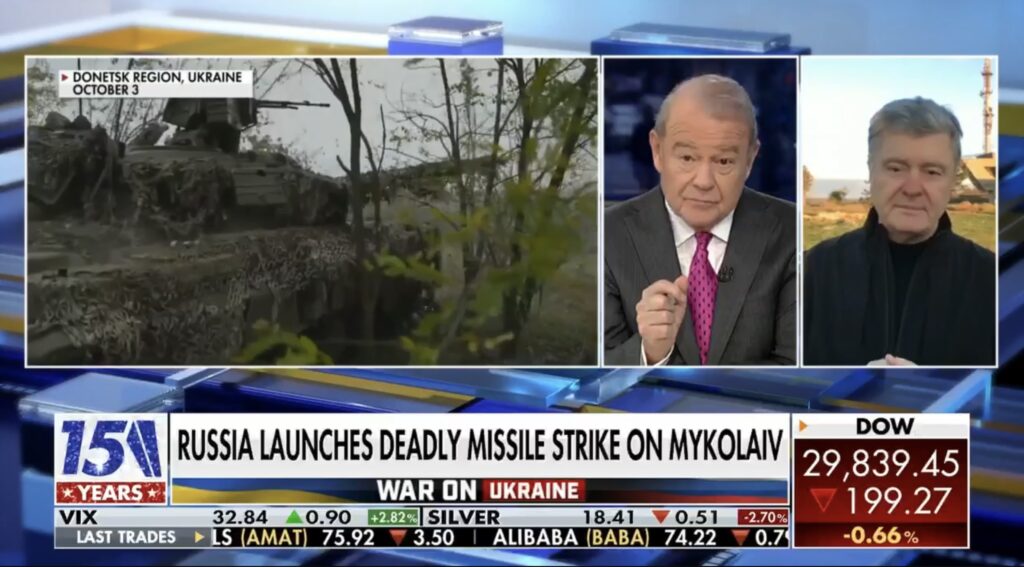 Найкраще переговори з путіним веде наша армія – Порошенко на Fox News