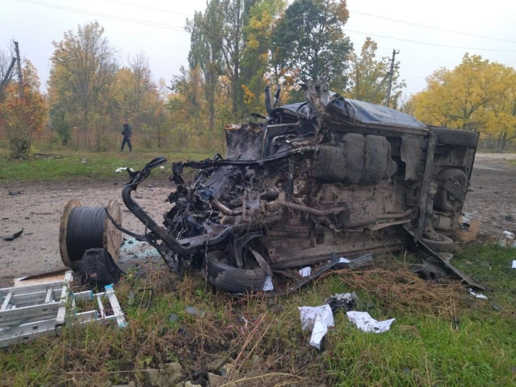 На Сумщині на ворожій міні підірвався автомобіль, є загиблі та поранені