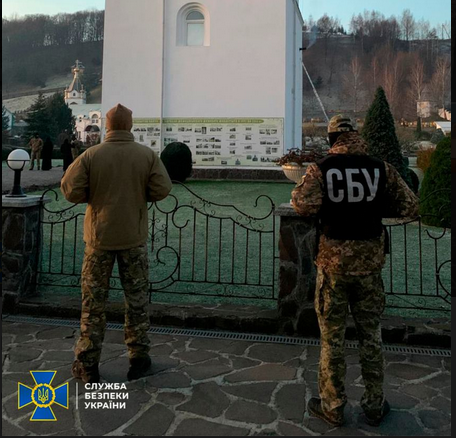 На Закарпатті СБУ проводить обшуки в монастирі моспатріархату