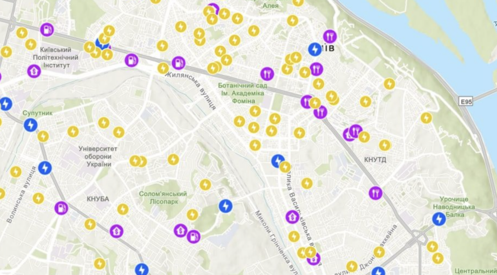 В онлайн-мапу з “Пунктами незламності” внесли зміни