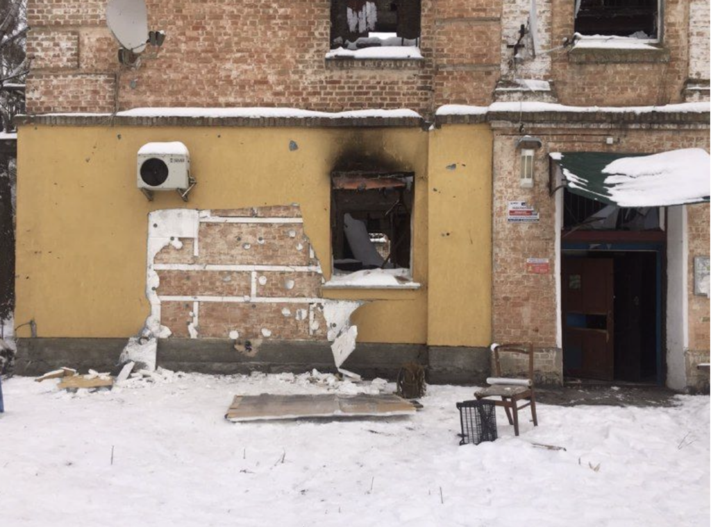 У Гостомелі викрали графіті Бенксі, поліція затримала зловмисників