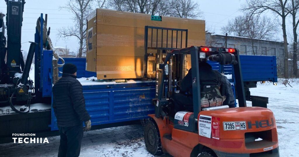 Штаб ССО отримав потужний генератор від Олега Крота з TECHIIA