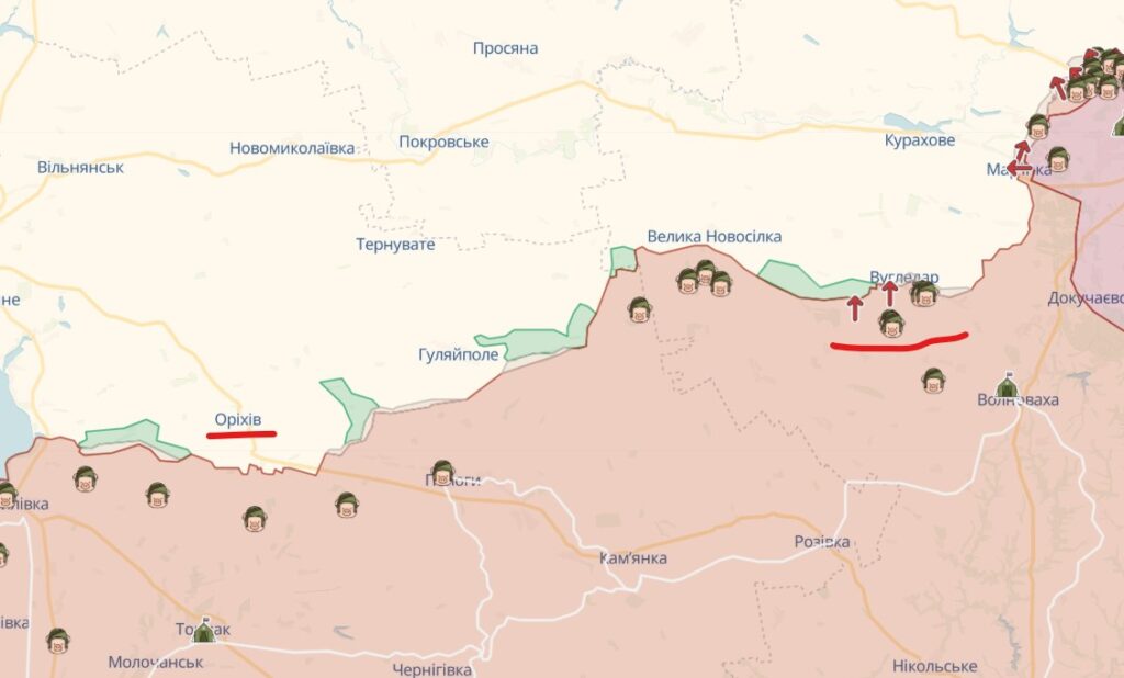 “Значні успіхи” армії РФ під Вугледаром та на Запорізькому напрямку є фейком роспропаганди – британська розвідка