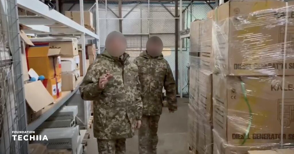 92 бригада получила 20 генераторов от Олега Крота и «Фундации Течия»