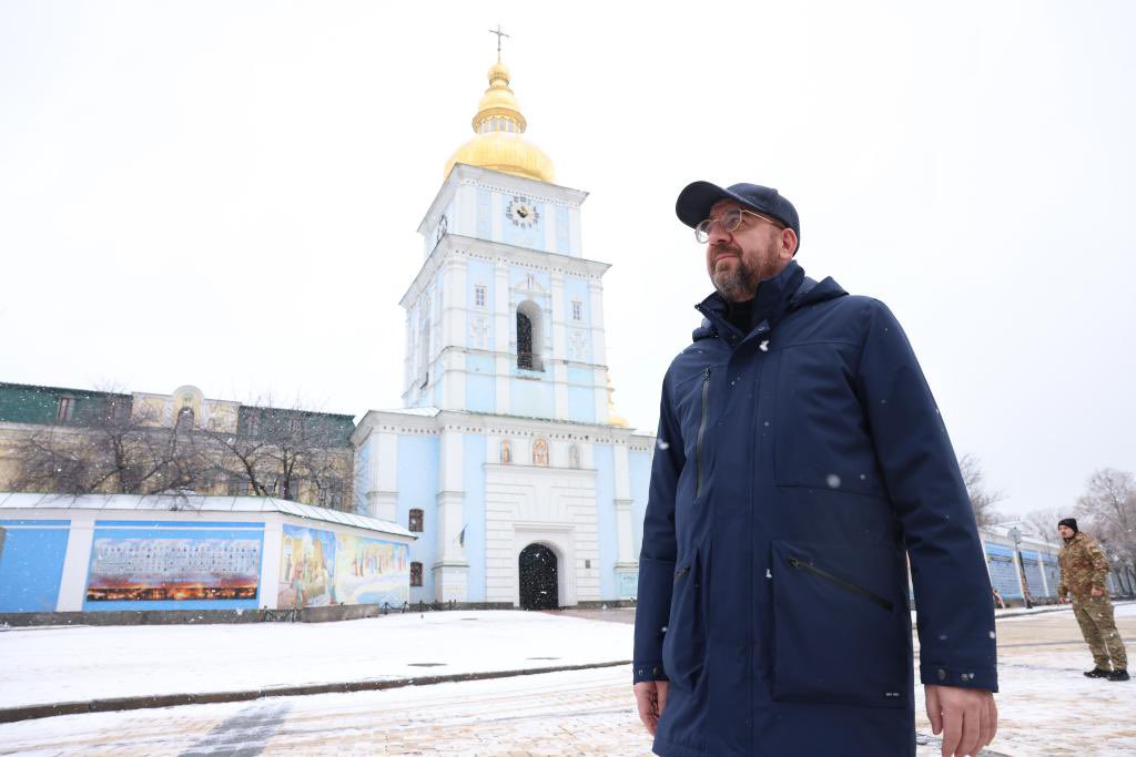 Голова Євроради Шарль Мішель прибув до Києва на саміт Україна-ЄС