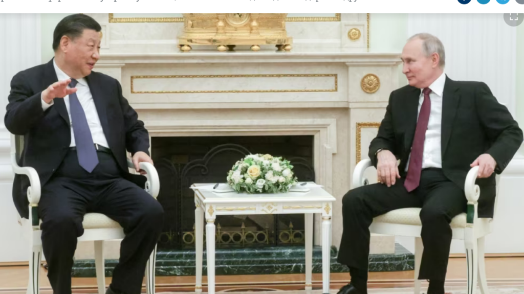 ISW: Путин ожидал большего от встречи с Си Цзиньпином, поставки вооружений — под вопросом