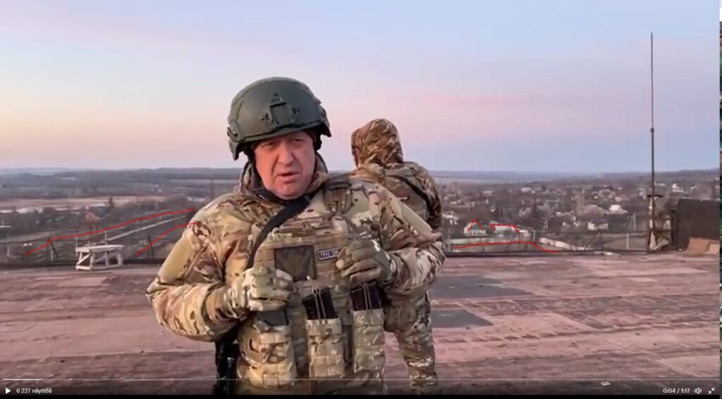 Брехня про оточення Бахмута: Пригожин записав своє відео з іншого населеного пункту – ЦНС