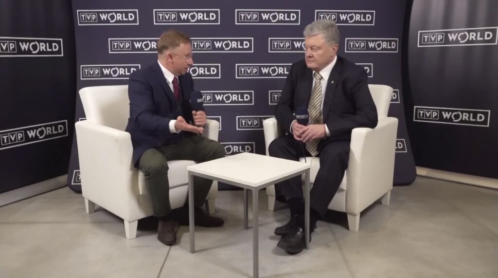 Порошенко на польському телеканалі заявив, що блокування українського експорту грає на руку пропутінським силам