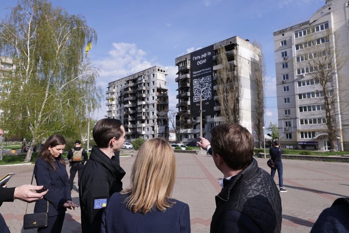 Прем’єр-міністерка Естонії Кая Каллас відвідала Бучу