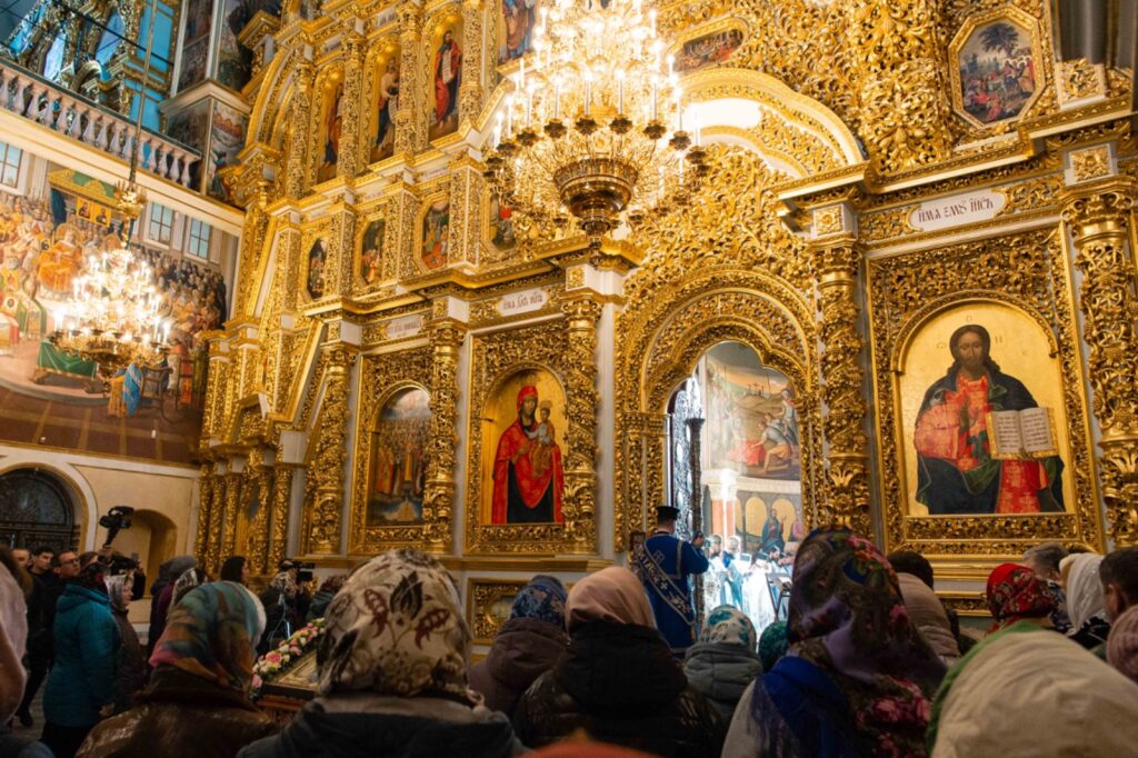 В Успенському соборі Києво-Печерської лаври відбулася літургія з нагоди Благовіщення