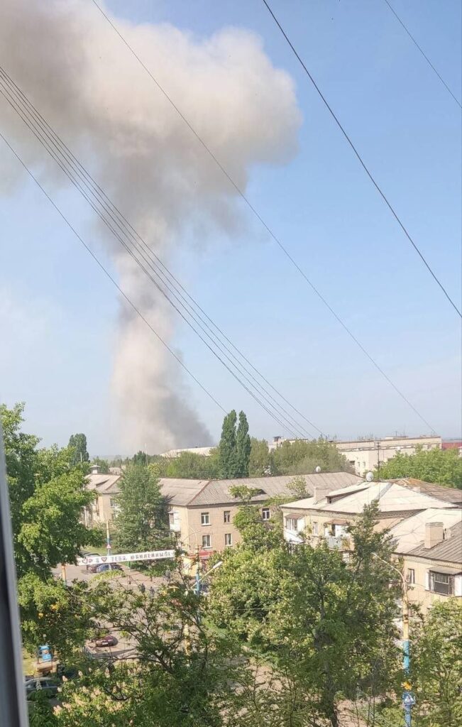 В Луганске раздался взрыв, российские пропагандисты заявили, что город обстреляли «украинские силовики»