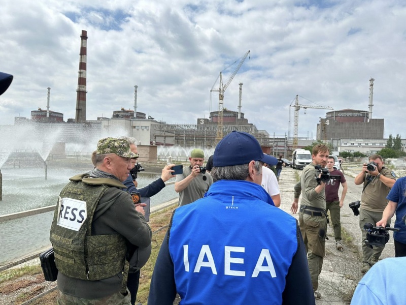 МАГАТЕ відклало ротацію місії на Запорізькій АЕС: у чому причина
