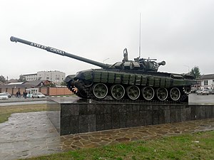 На Бєлгородщині помітили військову техніку з символікою підрозділу “Ахмат”