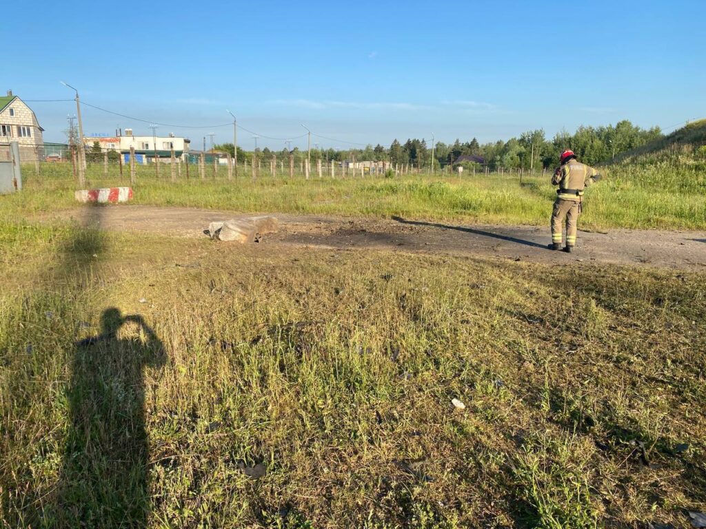 Під Москвою впали безпілотники поблизу військової частини