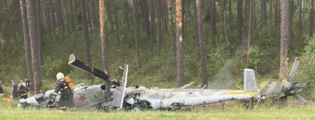 У Білорусі розбився російський гелікоптер Мі-24