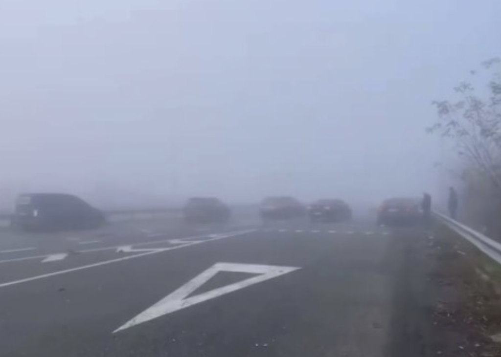 На Полтавщині через сильний туман сталася масштабна ДТП