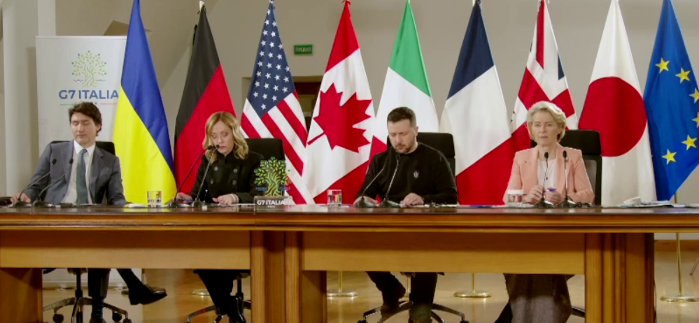 “Ми розраховуємо на вас”: Зеленський закликав країни G7 вчасно надати Україні допомогу
