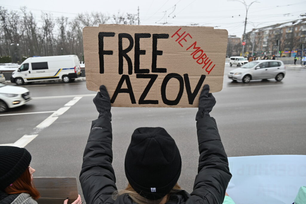 Free Azov: у Києві відбулася акція на підтримку українських військовополонених