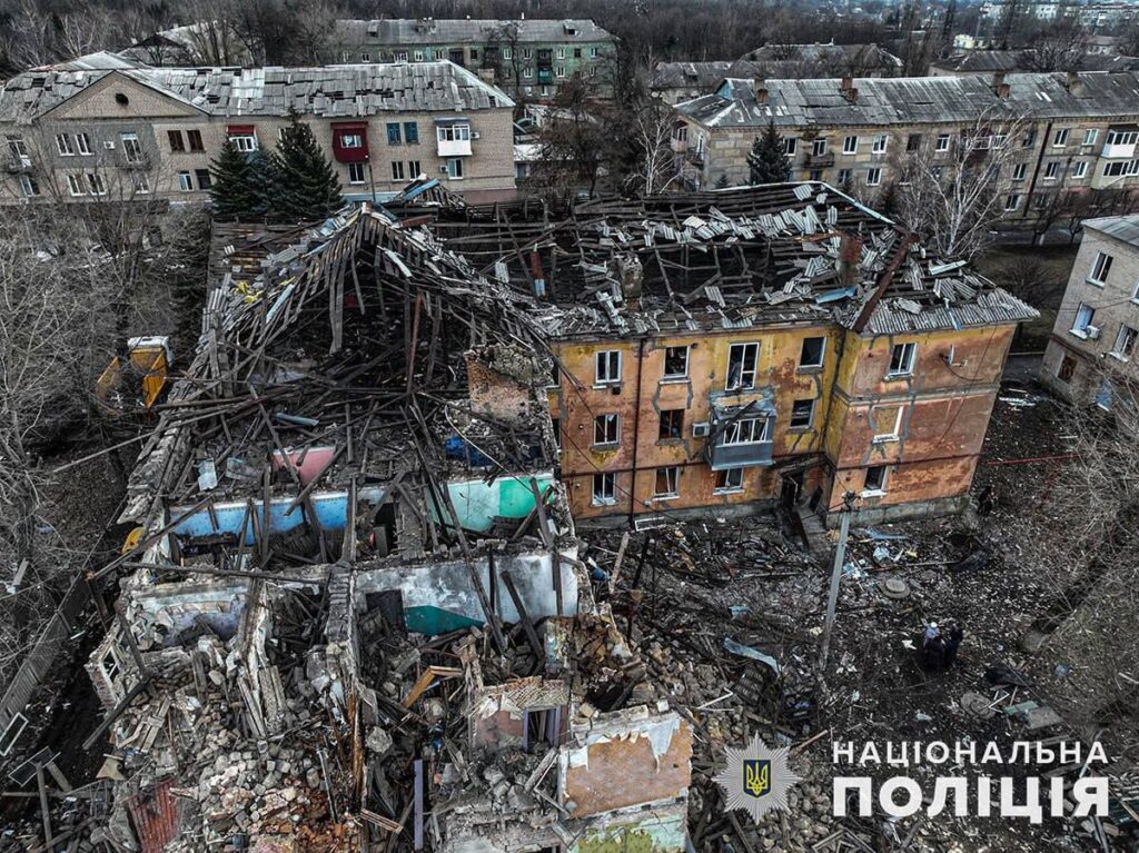 Росіяни атакували Селидове вісьмома ракетами, серед яких могли бути північнокорейські KN-23 — поліція
