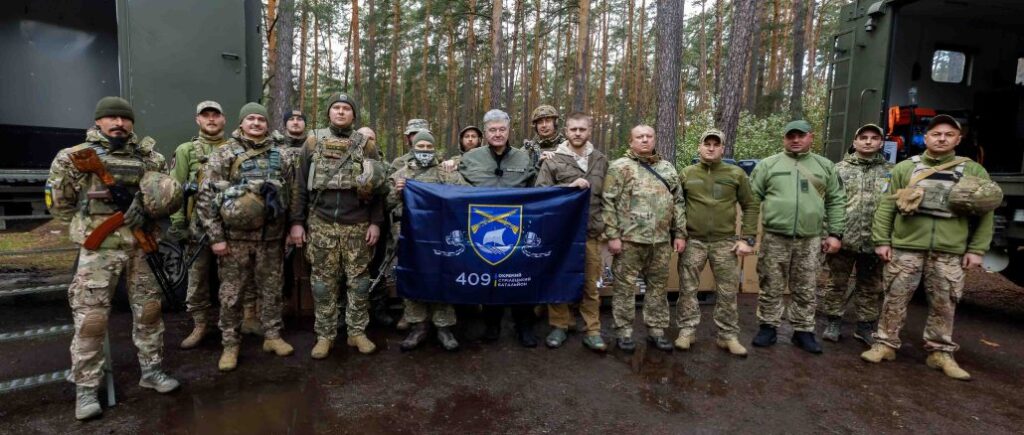 Не лише FPV-дрони: Порошенко привіз техніку у батальйон, який очолив Андрій Підлісний