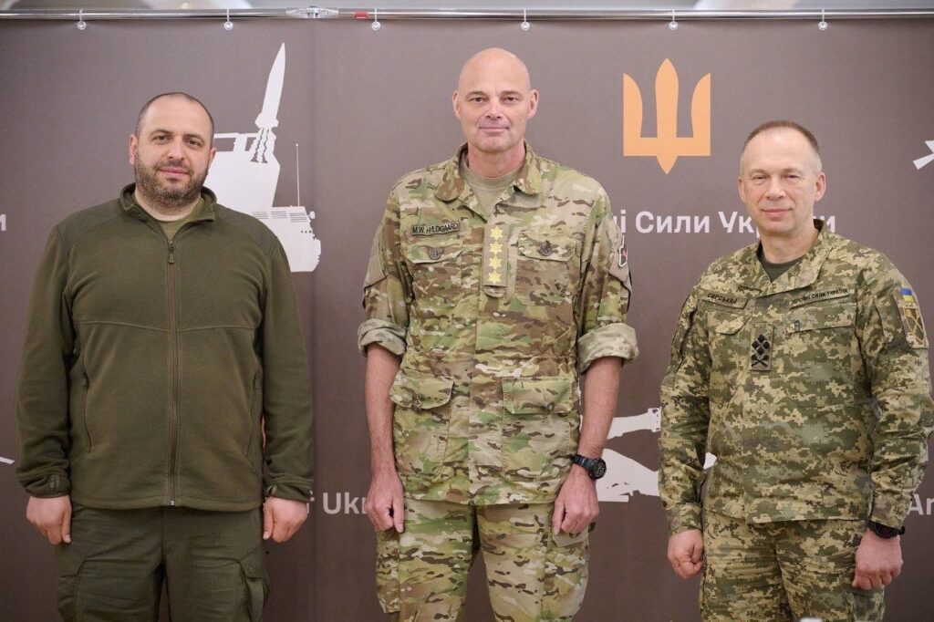 Україну відвідав новий головнокомандувач армії Данії