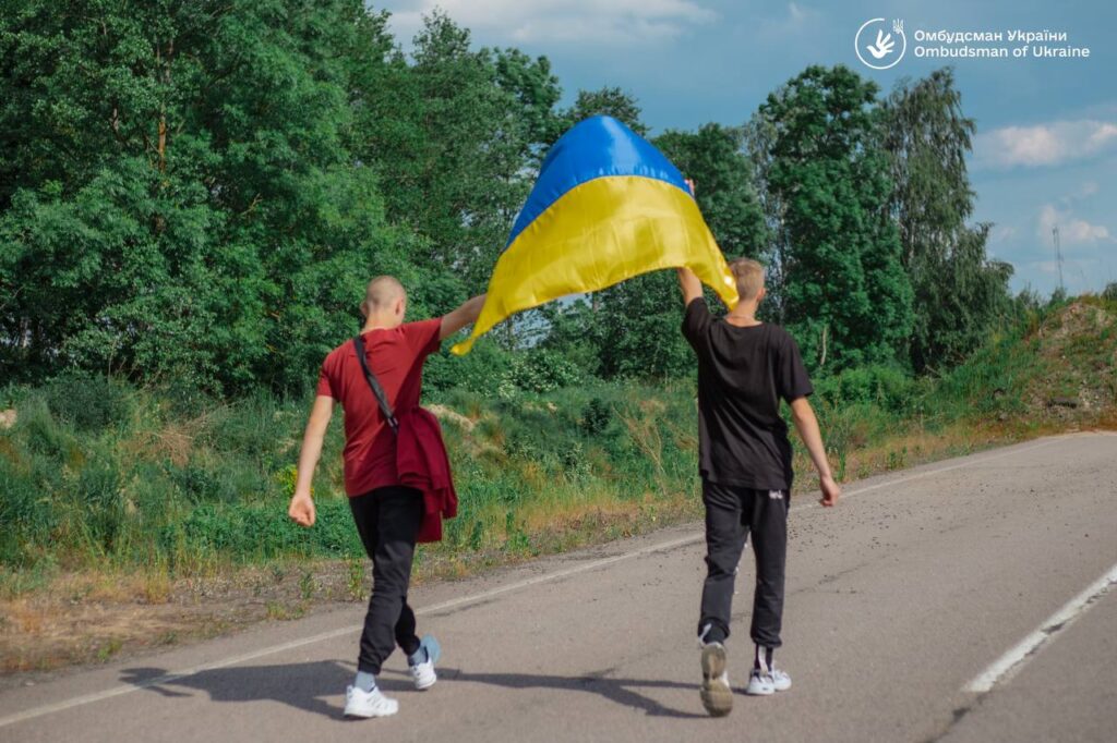 Two boys were returned from the occupation to the territories controlled by Ukraine